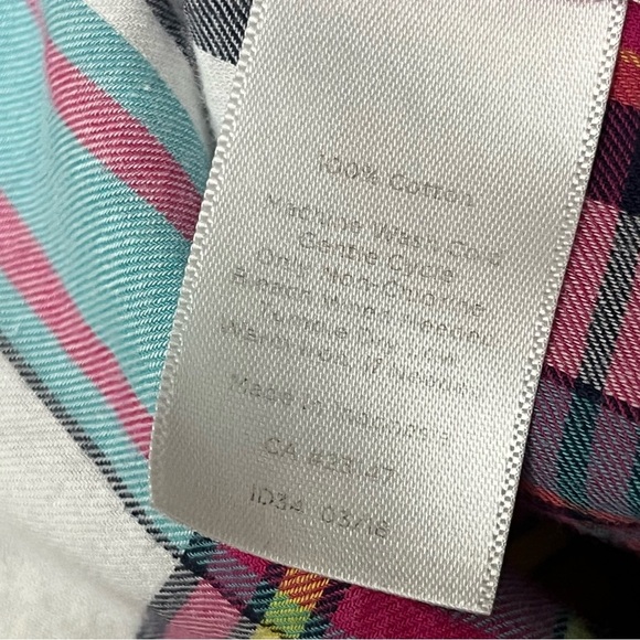 Talbots Plaid Button Down Shirt XLP – Preppy Anglercore Fishermen Camp Shirt - Picture 7 of 9